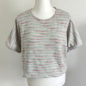 Madewell Textured puff sleeve top